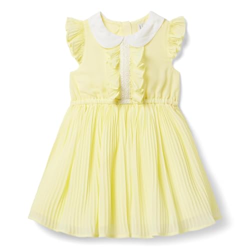 Janie and Jack Girls Pleated Chiffon Dress (Toddler/Little Big Kids)