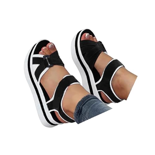 Generic Sport Sandals for Women Arch Support Orthopedic Walking Sandals Ladies Recovery Sport Thick Athletic Hiking Outdoor Active Summer Dressy Diabetic Sandals for Plantar Fasciitis, 6.5, Beige-a