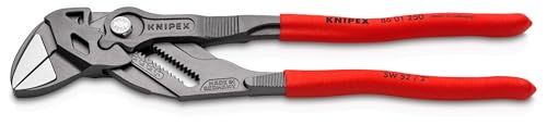 KNIPEX 86 01 250 Zangenschlüssel Zange und Schraubenschlüssel in einem Werkzeug grau atramentiert mit rutschhemmendem Kunststoff überzogen 250 mm 1 KNIPEX 86 01 250 Zangenschlüssel Zange und Schraubenschlüssel in einem Werkzeug grau atramentiert mit rutschhemmendem Kunststoff überzogen 250 mm