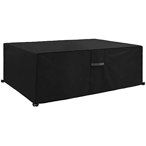 Dokon Garden Furniture Covers Waterproof Heavy Duty 600D Oxford Fabric Patio Table Cover Cover