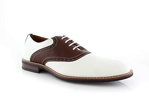 Ferro Aldo Classic Men's Classic Formal Oxford Round Toe Dress Shoes