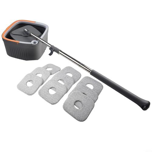 Mopa giratoria flexible de 360 grados con secciones de agua limpia y sucia dedicadas áreas de tu hogar