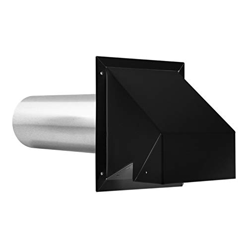 Imperial VT0501 4-Inch Exhaust Dryer Vent Cap, with Intake Hood Conversion, 1-Pack