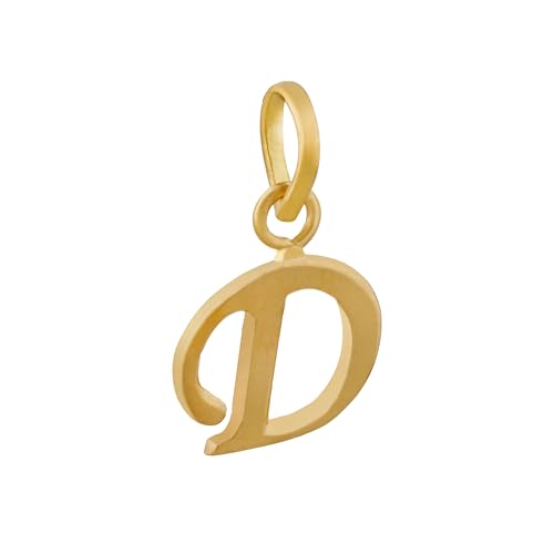 Image of Bangalore Refinery 22kt (916) Purity Gold Alphabet Pendants
