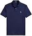 Polo Ralph Lauren Mens Medium Fit Interlock Pony Shirt-French Navy 1223-Large