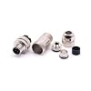 Elecbee Profibus M12 Field Wireable Connector Assembly Cable Plug Straight with Shiled (3 Pin Male A-Code)