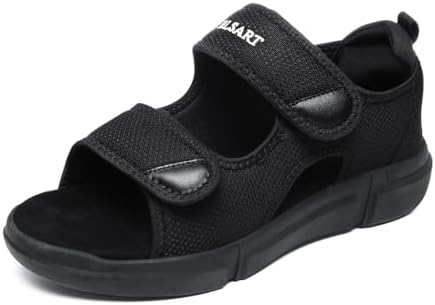 Diabetic Sandals for Men Wide Toe Swollen Feet Adjustable for Foot Pain ReliefOpen Toe Casual Athletic Sandals for Outdoor Beach Travel Summer