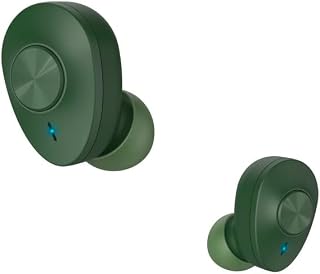Hama Freedom Buddy Bluetooth Headphones (True Wireless, TWS, In-Ear Headphones, Wireless Headphones, Wireless Bass Boost, Wireless Headphones, Earbuds, Voice Control, with Charging Box) Green