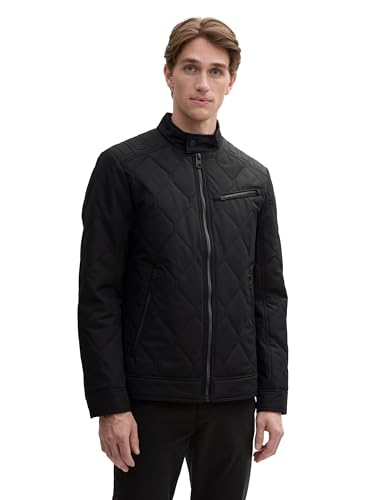 TOM TAILOR Herren 1044094 Jacke, 29999 - Black, L EU – Ansicht 1