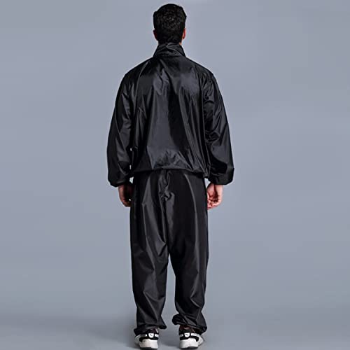 Suda más y quema grasa con este chándal sauna de hombre 2XL para running 4