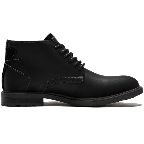 Image of Arkbird Men's Chukka Boots, Leather Ankle Dress Boot Casual Oxfords Lace Up Work Shoes