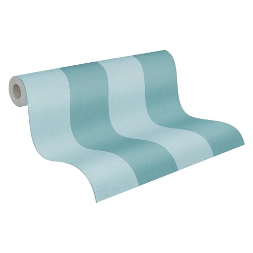 A.S. Création Pure Elegance Vliestapete mit Blockstreifen 0,53 x 10,05 m...