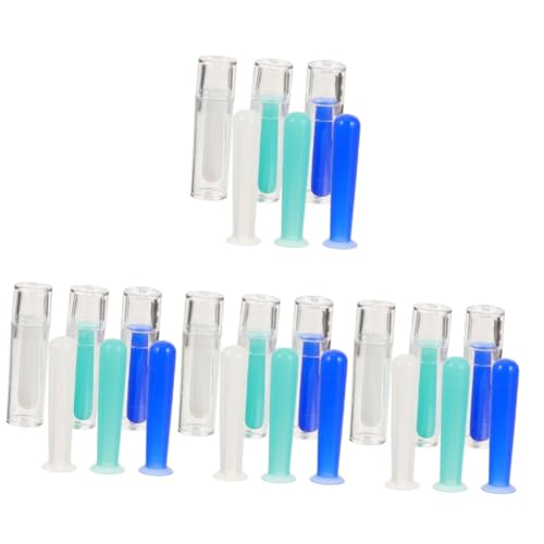 FRCOLOR 24piezas Aplicadores Para Lentes De Contacto Herramientas De Remoción Suave Para Lentes Accesorios De Viaje Prácticos Colores y Transparente
