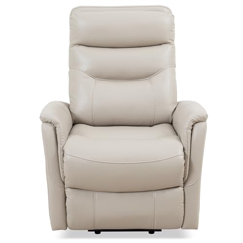Sillón reclinable eléctrico crema con respaldo articulado miniatura 6