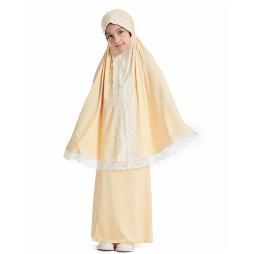 Ensemble de prière filles musulmanes ample et facile à enfiler sans épingle taille 98 - 4