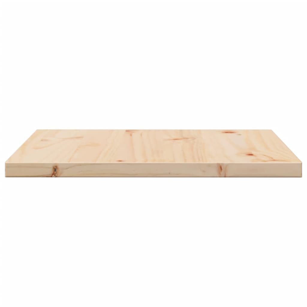 Dessus de table 50x50x2,5 cm carré bois de pin massif