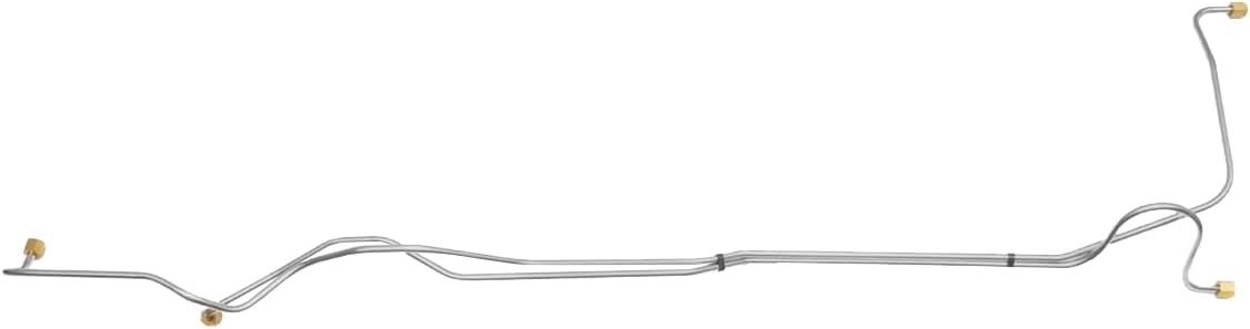 Inline Tube Compatible with 1970-72 Plymouth Duster Valiant Demon V8 5/16" Trans Cooler Lines 2pc, OE Steel