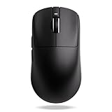 ATK VXE トンボ R1シリーズ ワイヤレスゲーミングマウス - 超軽量(48~55g) PixArt PAW3395/3395 SEセンサー 最大26,000のDPI調節可能 (R1 SE+, ブラック)
