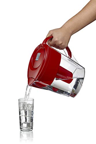 Brita Small 6 Cup Water Filter Pitcher With 1 Standard Filter, Bpa Free Space Saver, Red #TOP7