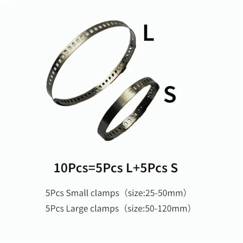 Collier de serrage pour soufflet de cardan universel réglable en inox contre les fuites de graisse
