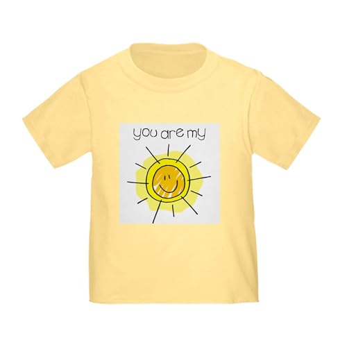 CafePress You are My Sunshine Toddler T Shirt Toddler Graphic Tee, 100% Cotton