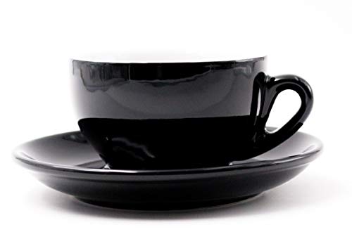 Nuova Point Cappuccinotasse PALERMO schwarz 200 ml - 6 Tassen Cover