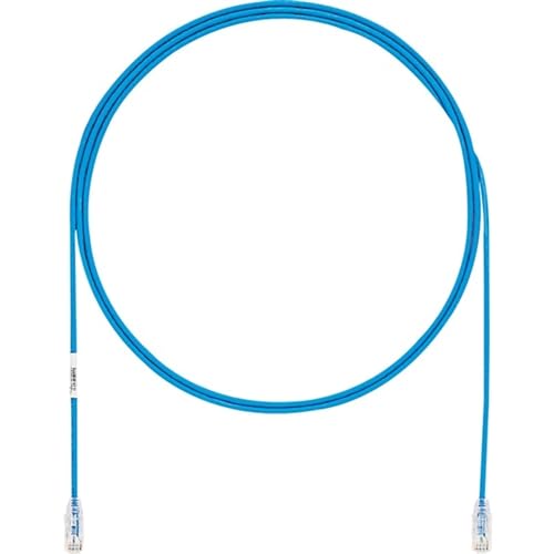 Panduit Cat 6A UTP Patch Cord, 10 ft, Verde, RJ45 miniatura 1