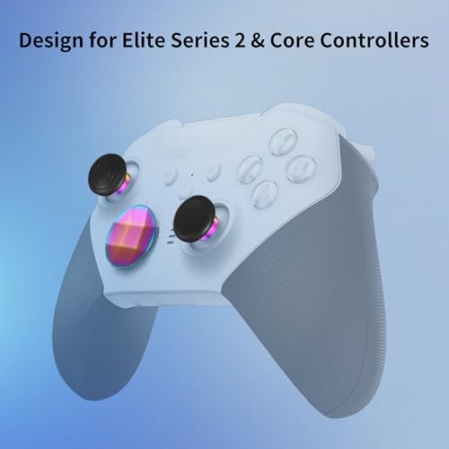 Image of Elite Series 2 Gaming Controller Accessories Kit with Thumbsticks, D-Pads, Paddles, Trigger Buttons for Elite Series 2 Core (Rainbow)