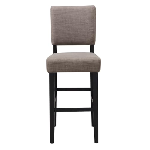 Image of Leick Home Brax Bar Stool, Gray, Black