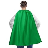 Maklulu Adult Superhero Capes and Masks - Halloween Costumes Adult Cape Superhero Party Capes(Green)