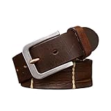 Diseño unisex: Ideal tanto for hombres como for mujeres, este cinturón artesanal se adapta a diversos estilos y tipos de cuerpo. Su diseño vintage de piel de vaca estilo western satisface todos los gustos, convirtiéndolo en una adición versátil a cualquier colección de cinturones.
