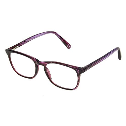 Magnivision Foster Grant Purple-Patterned Elana Women’s Reading Glasses +2.50