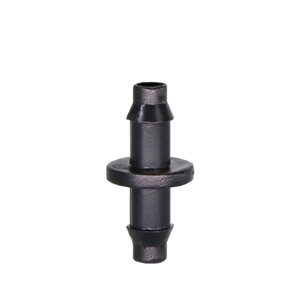 10-1000 conectores de agua de jardín para riego por goteo para manguera de tubo de 1/4 pulgadas, adaptadores de unión de púas (anillo, 1000 unidades)