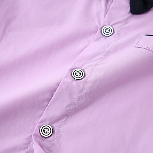 ZOEREA Toddler Baby Boy Clothes 1-5T Boy Gentleman Suit Short Sleeves Shirt +Suspender Pants +Bowtie Toddler Dress Boy Outfit4