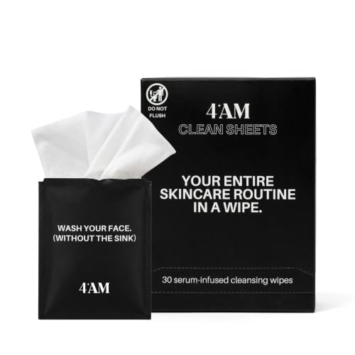 Clean Sheets Hydrating Micellar Skincare Wipes for Face, No Rinse...