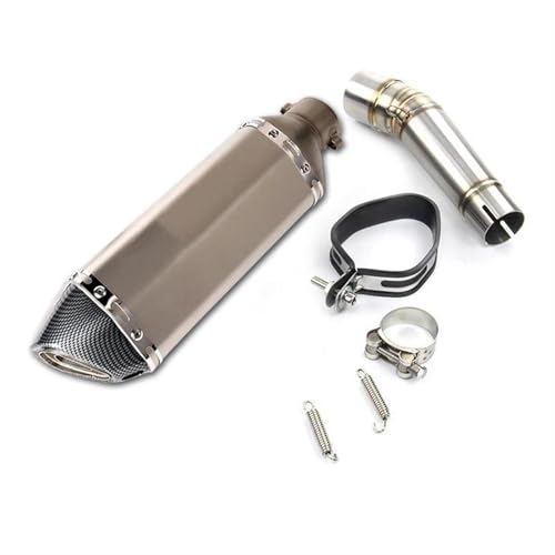 Tube intermédiaire 51mm pour échappement NC750X et NC700 en acier inox