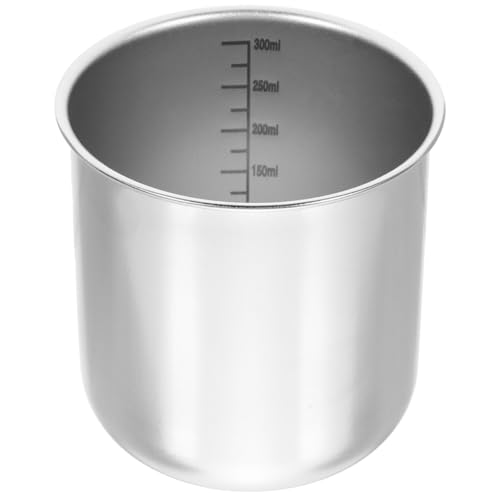 GRADENEVE Reismessbecher Edelstahl Messhalter Mit Präziser Reiskocher Messbecher Langlebig Und Rostfrei Ideale Küchenhilfe Für Reis Und Getreide 200ml Kapazität