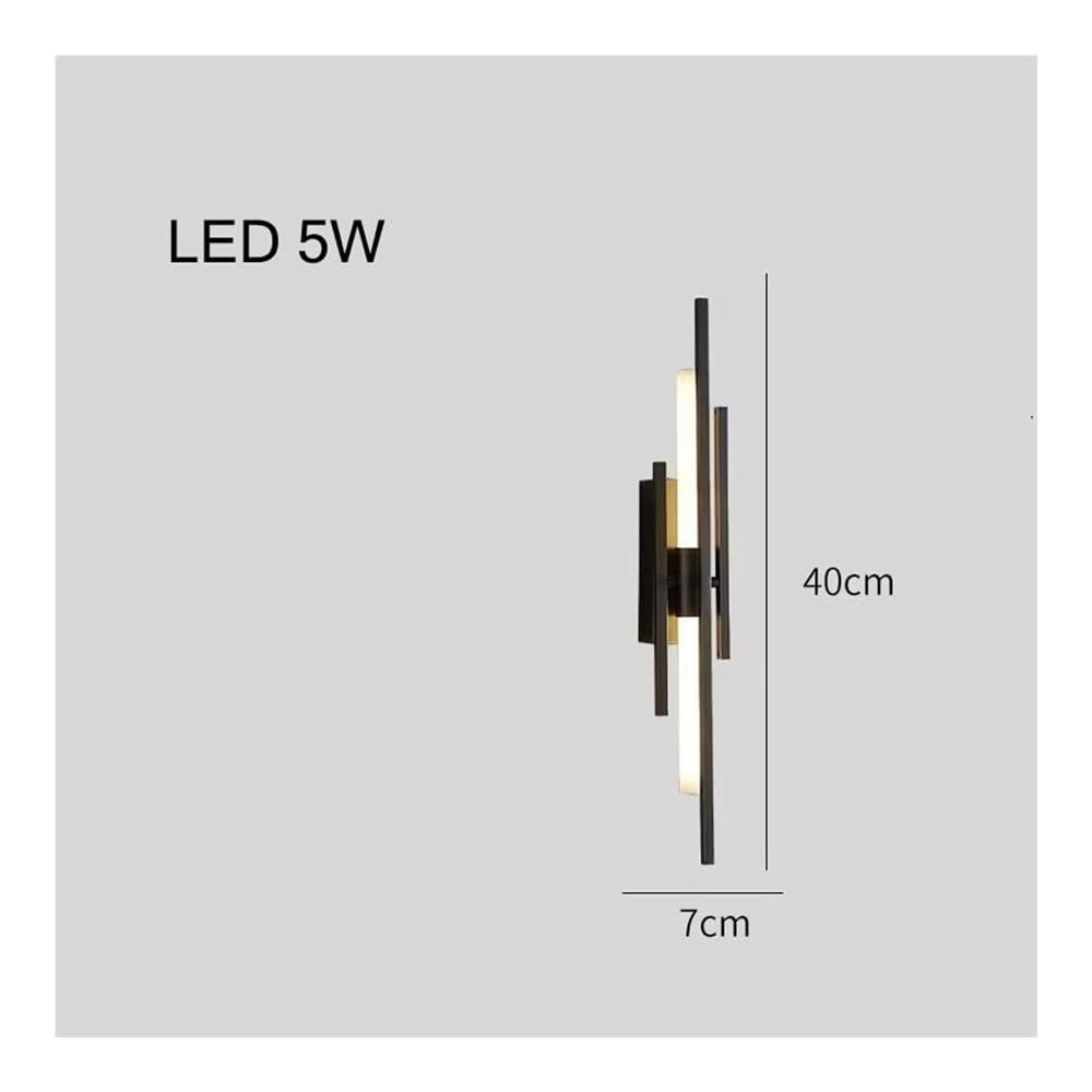 Wandleuchten Mid-Century Modern LED-Deckenleuchte, halbbündige Deckenmontage, Flurleuchten, Streifen, linear, deckennah, Lampe for Badezimmer, Küche, Eingangsbereich, Veranda, Bauernhaus(Gold,Length 4