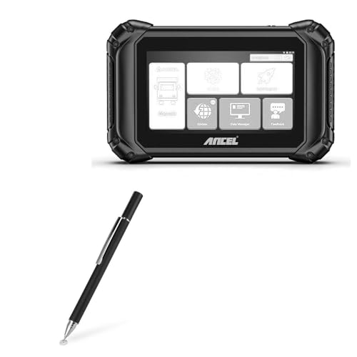 BoxWave Stylus Pen Compatible with Ancel V5HD (7 in) - FineTouch Capacitive Stylus, Super Precise Stylus Pen - Jet Black