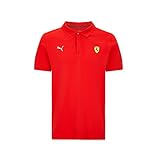 polo rojo hombre perfume Cuello de polo Ferrari - Mercancía Oficial de Fórmula 1 2021 Colección - Hombre - Classic Polo - Manga Corta - Rojo - XL