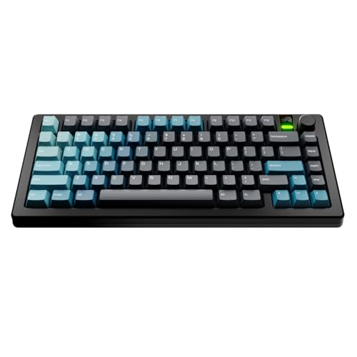 Image of Glorious Gaming - GPBT Gradient Keycaps for Custom Mechanical Keyboards, No Fade Dye-Sublimated, Fits 100%, 75% 65% 60%, PBT Polymer, Fits ANSI & ISO, Supports Windows & macOS - Celestial Ice
