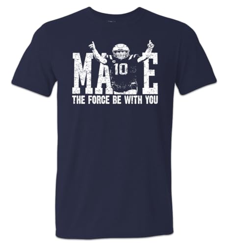 Drake Maye Shirt New England Dynasty Football Fan Maye Day XL Navy