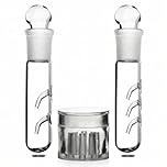 QWORK® 3 PCS Planaria Trap, 2 Holes + 3 Holes + 8 Holes Snail Trap Planaria Trap for Fish Tank Aquarium