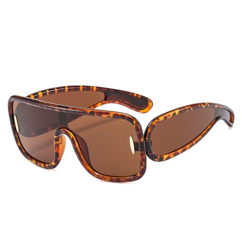 Lunettes de soleil carrées surdimensionnées pour révéler votre assurance