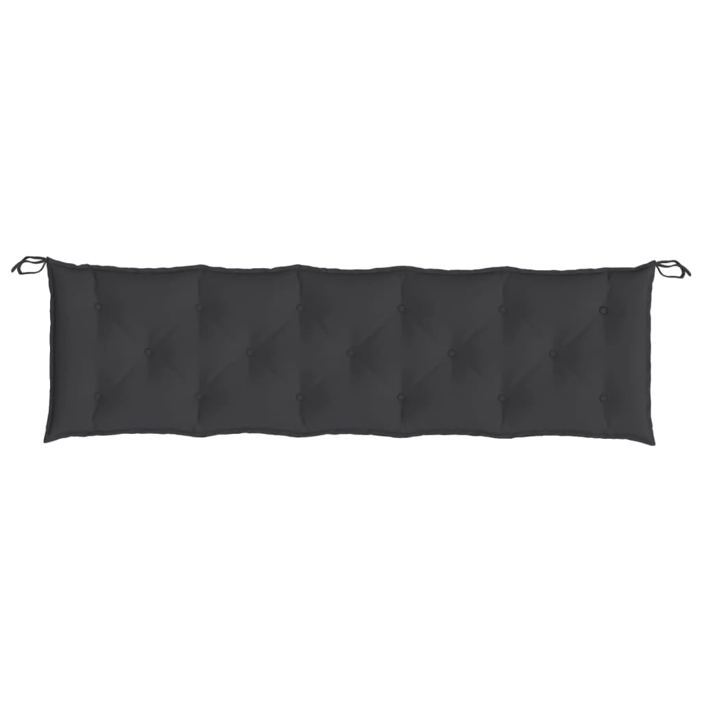 LAPOOH 361723 - Cuscini da giardino in tessuto Oxford nero 180 x 50 x 7 cm, cuscini per esterni da giardino, cuscini per pallet, cuscini esterni, cuscini per divano esterno, cuscini per pavimento