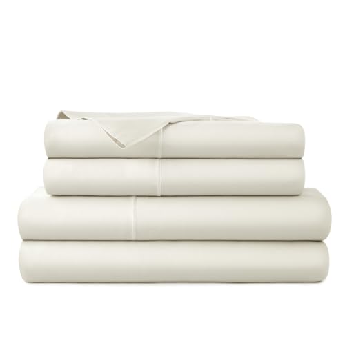 Image of Whisper Organics 100% Organic Cotton Bed Sheets with Deep Pocket 4 Pc. Set