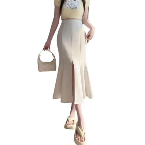 Amazon.com: Women High Waist Midi Skirts Elegant All-Match Amazon.com: Women High Waist Midi Skirts Elegant All-Match