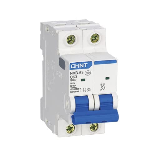 Interrupteur Chint NXB-63-2-50C2P disjoncteur magnéto thermique bipolaire 50A