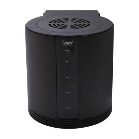 IVIEW 4 Bays 3.5-Inch SATA to USB 3.0 & eSATA External Hard Drive Enclosure with Fan (HF2-SU3) Cover