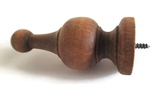 Rustic Wooden Rods to Elevate Curtains